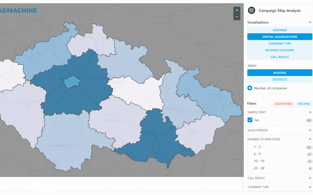 Successful use of map analytics for call center campaigns